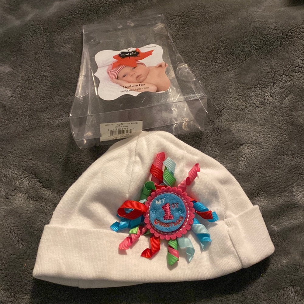 Mud pie My 1st Christmas hat new